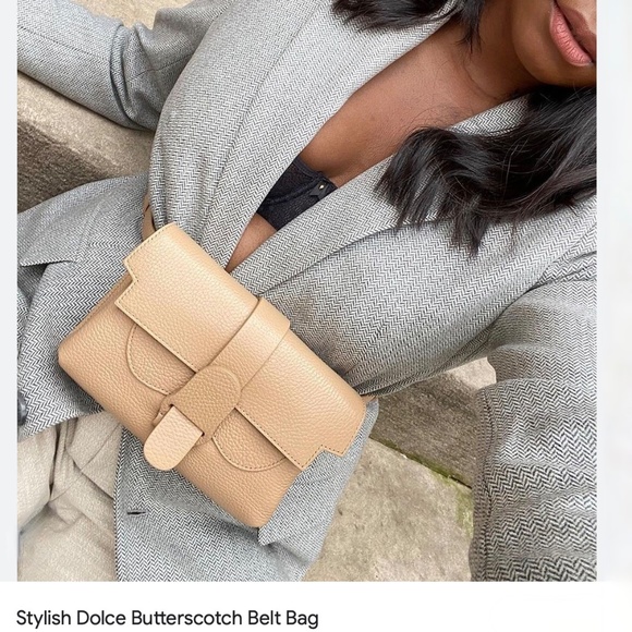 SENREVE Aria Belt / Crossbody Bag Dolce Butterscotch New - Picture 9 of 16